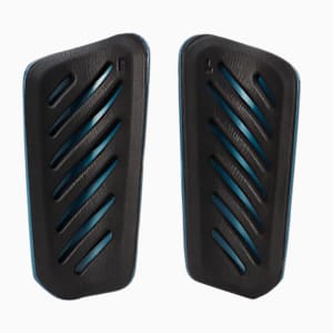 Neymar JR "BNA" ULTRA Light Football Shinguards, Sailing Blue-Gold-Pelé Yellow, extralarge-IND